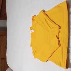 Flannel Puff Sleeve Top